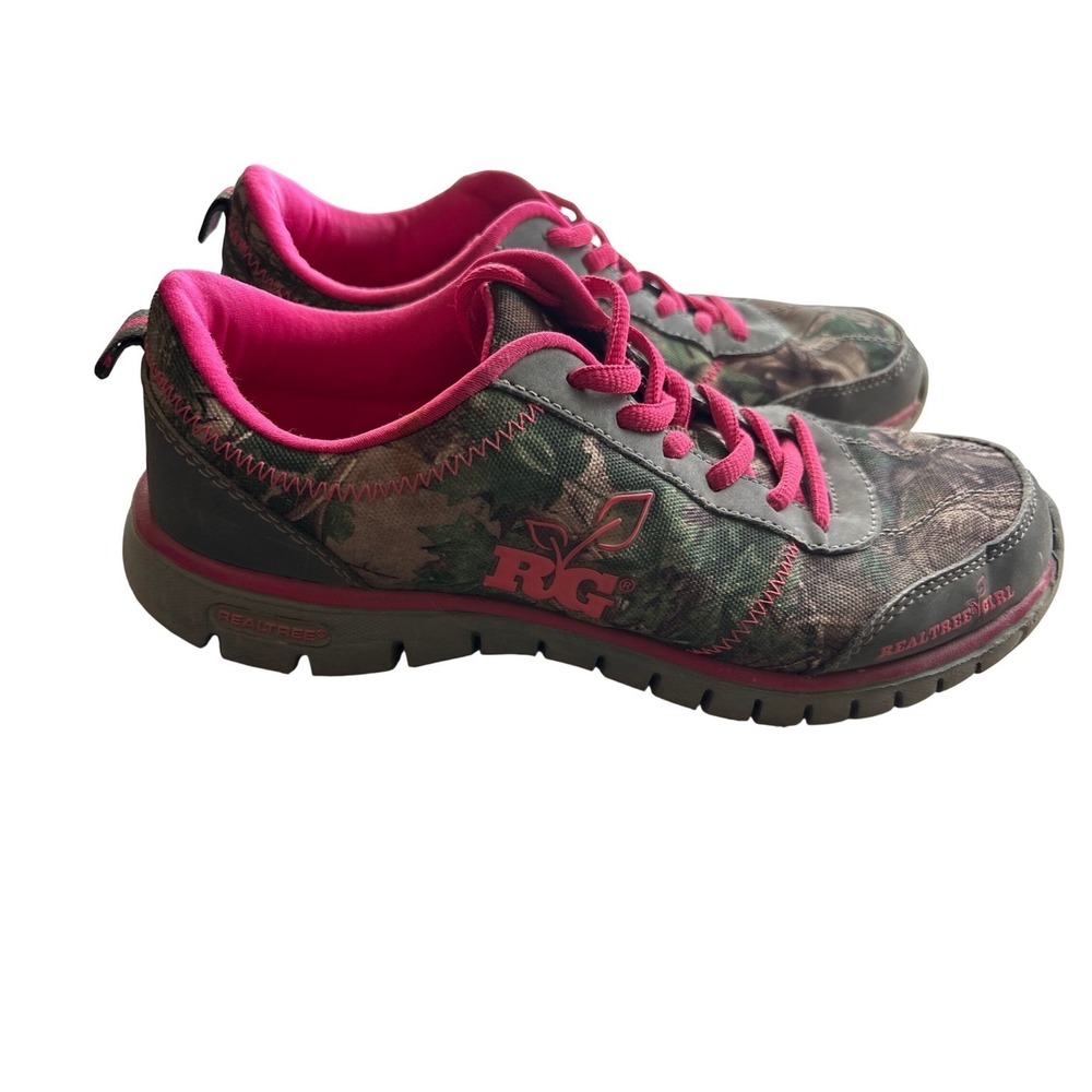 Realtree Girl Kendra Camo Pink Sneakers Womens 7.5‎ M Hunting Camouflage Shoes